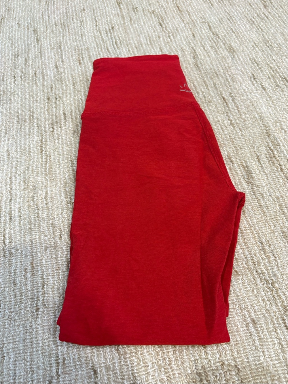 Beyond Yoga Red High-Waist Leggings